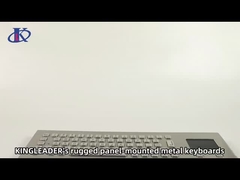 Panelmount công nghiệp chống nước chống phá hoại Khóa phím kim loại thép không gỉ với bàn phím cảm ứng