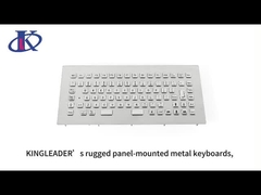 304 thép không gỉ Industrial Mini Keyboard High Vandal-proof With 64Keys