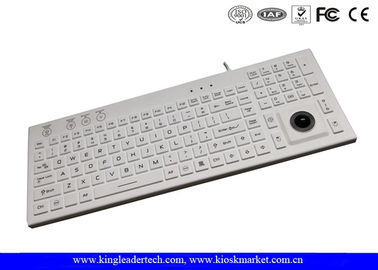 Mua Tuỳ chỉnh CE FCC trắng nền Silicon Keyboard Với Trackball online manufacture