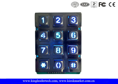 Mua Phone Booth Usb nghiệp Numeric Bàn phím kim loại Với 12 màu xanh Đèn nền phím online manufacture