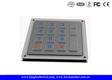 Mua Backlit Vandal Proof kim loại Bàn phím với 14 phím Đối với cửa System Access online manufacture