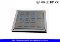 Backlit Vandal Proof Metal Keypad With 14 Keys For Door Access System