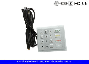 Mua Bàn phím số công nghiệp bằng kim loại RS232 Thép không gỉ 16 Phím cho kiosk online manufacture