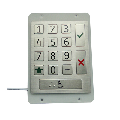 Mua Panelmount Rugged Vandal-proof Waterproof 15 Flat Keys Door Access Control Bàn phím số online manufacture