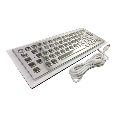 Mua Compact Format Rugged PanelMount Metal Stainless Steel Industrial Keyboard Với 64 phím tùy chỉnh online manufacture