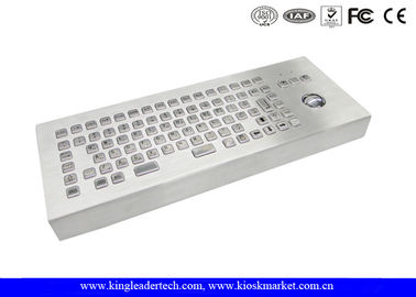 Mua Bàn phím thép không gỉ dành cho máy tính để bàn 86 phím với Trackball FCC chải online manufacture