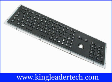 Mua 103 Phím Bàn phím kim loại đen với Bảng điều khiển Trackball gắn bằng thép không gỉ online manufacture