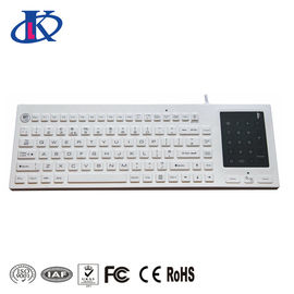 Mua Bàn phím Silicone không thấm nước có đèn nền 2- Trong -1 số bàn di chuột Pad USB PS / 2 Giao diện online manufacture