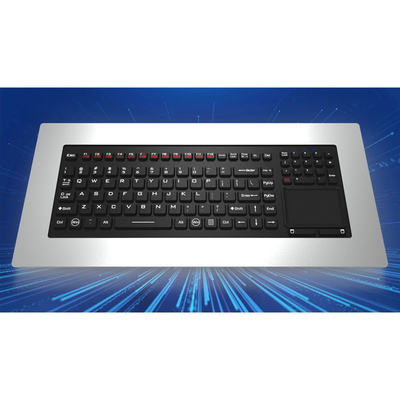 Mua IP65 Panelmount Stainless Steel Metal Silicone Industrial Medical Keyboard With Touchpad online manufacture