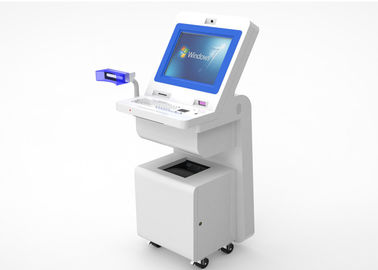 Mua OEM Bệnh viện Thông tin màn hình cảm ứng Màn hình LED Kiosk với bánh xe online manufacture