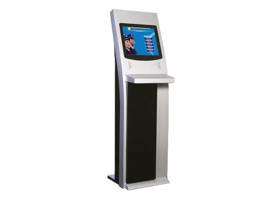 Mua 1024x768 Màn hình cảm ứng thường trực trên sàn chống phá hoại Kiosk SAW Touch với bàn phím kim loại online manufacture