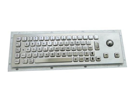 Mua Kích thước nhỏ thép không gỉ công nghiệp Kiosk Keyboard Với Trackball quang online manufacture