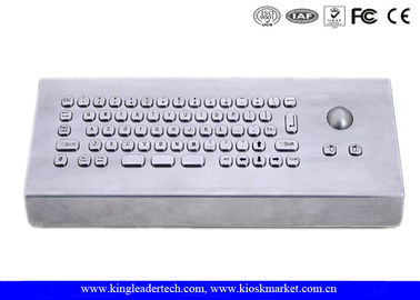 Mua Bàn phím công nghiệp USB bằng thép không gỉ được chải bằng thép không gỉ với trackball online manufacture