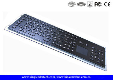 Mua IP65 Đen công nghiệp kim loại Kiosk Keyboard Với Touchpad Và Các phím chức năng online manufacture