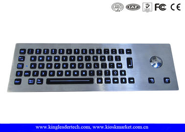 Mua Robust IP65 Illuminated Keyboard kim loại tùy chỉnh Với Trackball online manufacture