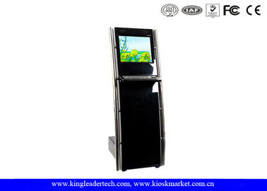 Mua Tiết kiệm không gian tiêu chuẩn Màn hình cảm ứng Thông tin Kiosk Với kim loại Kiosk Keyboard Và Trackball online manufacture