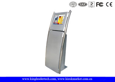 Mua Thông tin có thể tùy chỉnh Kiosk màn hình cảm ứng với hai cột thép không gỉ online manufacture
