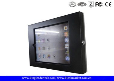 Mua Tường Gắn Matt Đen Ipad Kiosk Enclosure, Made Of Rugged kim loại Với bột tráng online manufacture