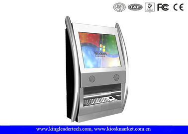 Mua TFT LCD hiển thị thời trang Treo Tường Kiosk Wth Rugged kim loại Keyboard online manufacture