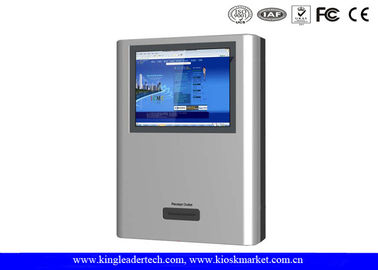 Mua Tiết kiệm không gian thiết kế treo tường Kiosk Với máy in hóa đơn nhiệt, màn hình TFT LCD hiển thị online manufacture