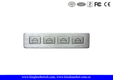 Mua Bàn phím số công nghiệp bằng kim loại IP65 Chống bụi với 4 phím kim loại du lịch ngắn online manufacture