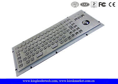 Mua IP65 đánh giá thép không gỉ máy tính công nghiệp Kiosk Keyboard Với Trackball online manufacture
