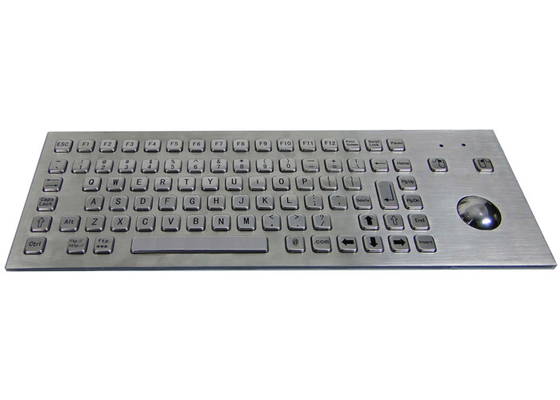 Mua Bàn phím gắn bảng bằng thép không gỉ công nghiệp IP65 với Trackball chuột quang online manufacture