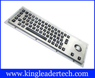 Waterproof Illuminated Metal Keyboard EMC With High Temperature-Resistant Polycarbonate Keys