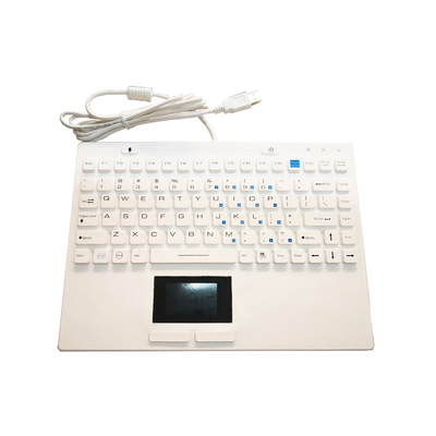 Bảng phím cao su silicone USB có chứng nhận IP68 FCC CE RoHS với touchpad cho môi trường y tế hoặc khắc nghiệt