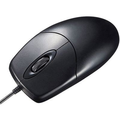 IP68 Tẩy rửa y tế chống vi-rút Khử trùng có dây gọn gàng chuột nhựa có thể thay đổi với nút nhấp chuột bên phải và bánh xe cuộn