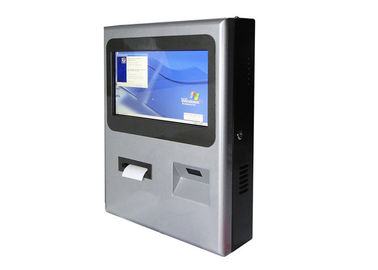 Kiosk màn hình cảm ứng IR tương tác Wallmount với mã QR và trình đọc mã vạch và máy in nhiệt