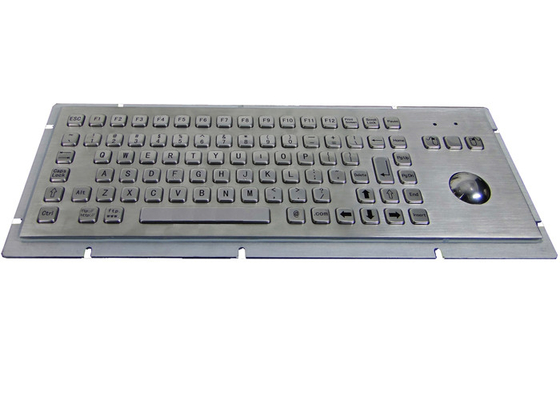 Bàn phím công nghiệp Kiosk USB với Trackball 304 bằng thép không gỉ