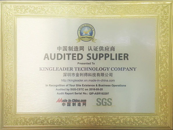 Trung Quốc KINGLEADER Technology Company Chứng chỉ
